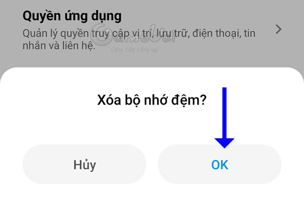 Chọn OK