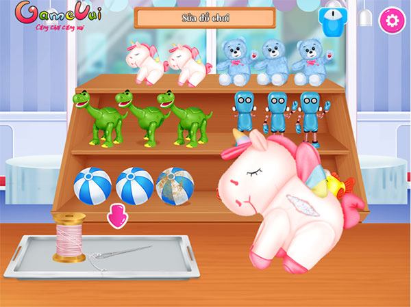 Sửa đồ chơi bị hỏng