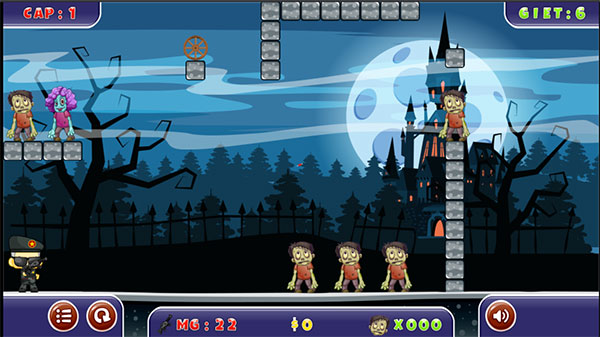 Bắn tất cả zombie