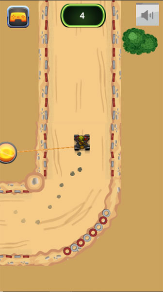 Mỗi khúc cua sẽ ghi 1 điểm