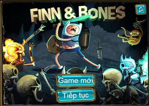 Chơi game Finn và Bones - GameVui