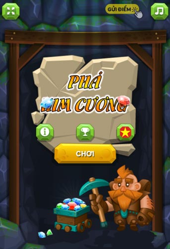 Chơi game Phá kim cương - GameVui