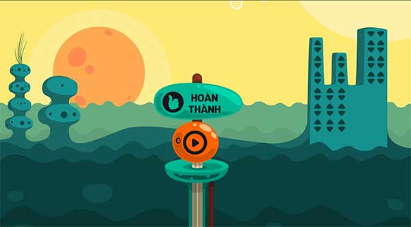 Hoàn thành cấp độ