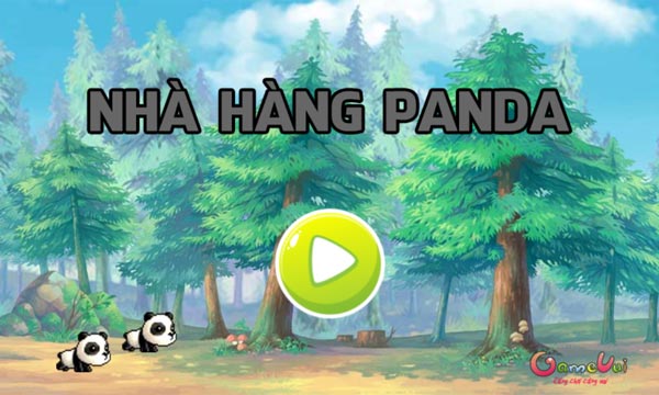 Chơi game Nhà hàng Panda - GameVui