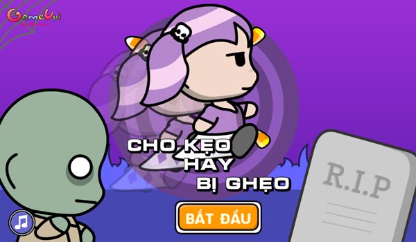 Chơi game Cho kẹo hay bị ghẹo - GameVui