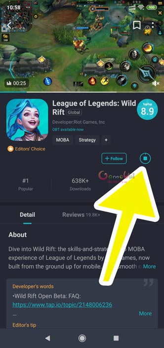 Bấm nút Tải để bắt đầu