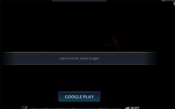 Lỗi Login Timed Out