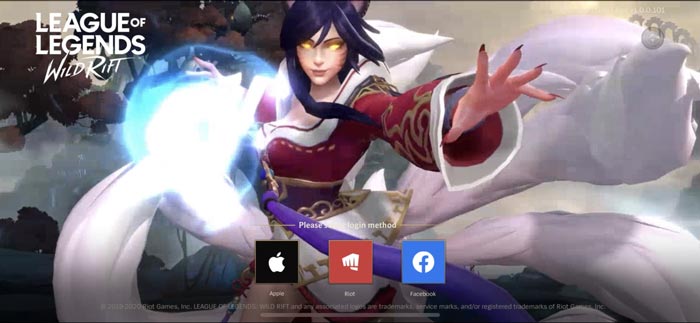 Đăng nhập bằng tài khoản Riot trên iOS