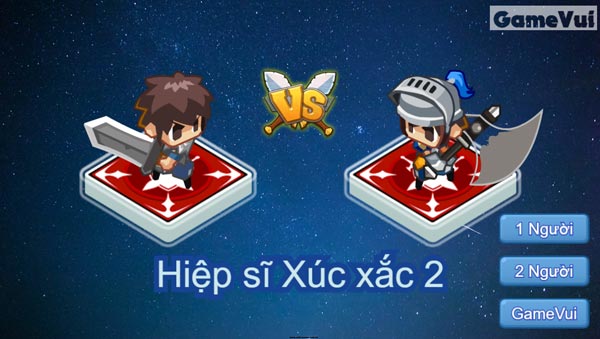 Chơi game Hiệp sĩ Xúc xắc 2 - GameVui