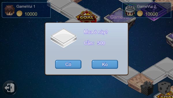 Mua ô trống để sở hữu