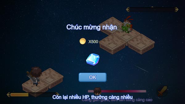 Diệt quái thành công