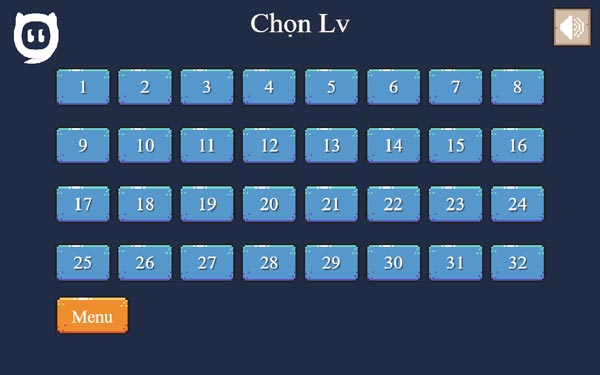Chọn level để thử sức