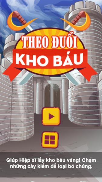 Chơi game Theo đuổi kho báu - GameVui