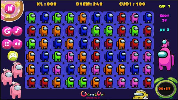 Vòng cung thời gian hết, trò chơi sẽ kết thúc