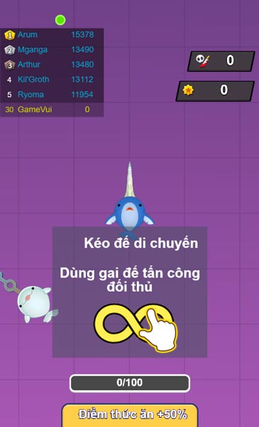 Điều khiển quái vật biển