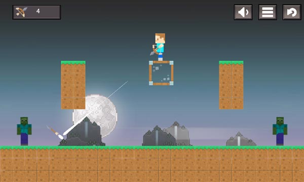 Giúp Alex tiêu diệt Zombie minecraft