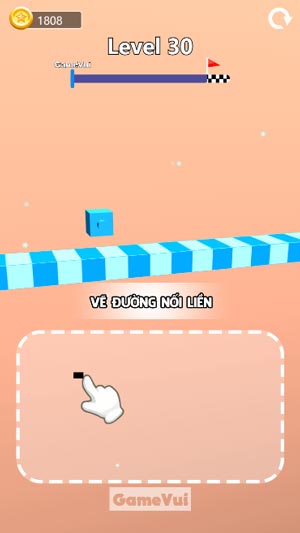 Vẽ đường nối liền để tạo thành chân