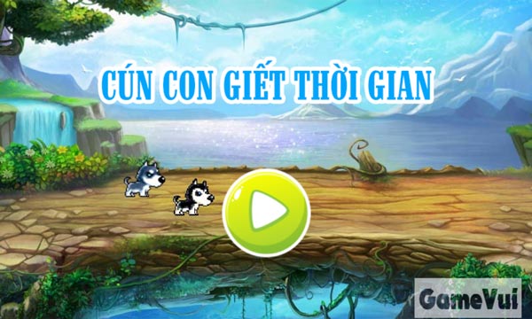 Chơi game Cún con giết thời gian - GameVui