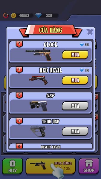 Shop cửa hàng trong game