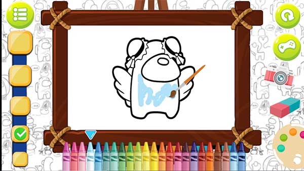 Chọn bút màu để tô