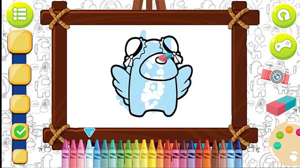 Nếu không thích màu đó, bạn có thể dùng tẩy để xóa