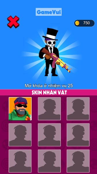 Các skin trong Shop trang phục