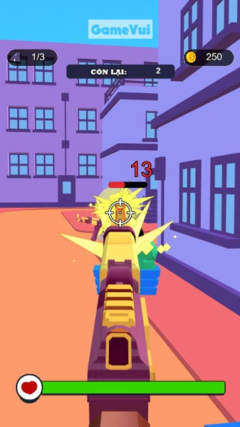 Bắn súng chuẩn xác để hạ gục quân địch