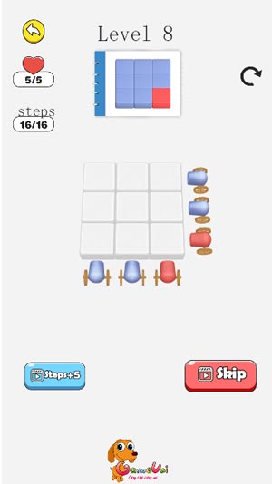 Sắp xếp và chọn các khẩu pháo bắn màu