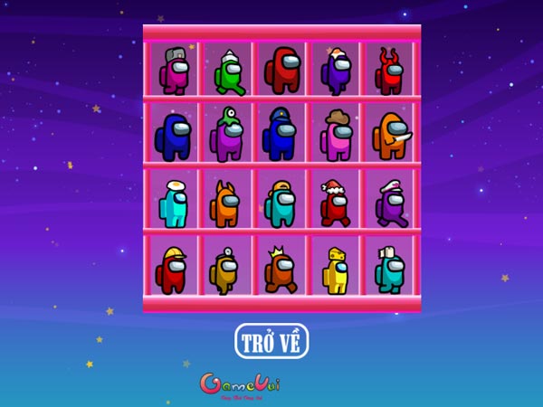 Hoàn thành bộ sưu tập trứng Among Us