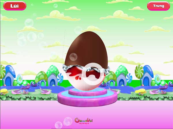 Bóc từng lớp trứng