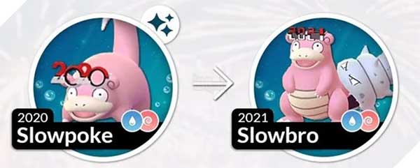 Slowbro đeo kính 2021