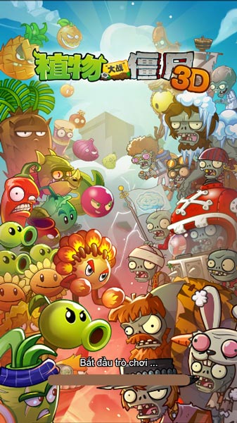 Chơi game Plants Vs Zombies 3D - GameVui