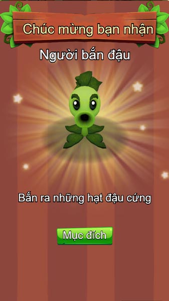 Mở khóa và nâng cấp các loại cây