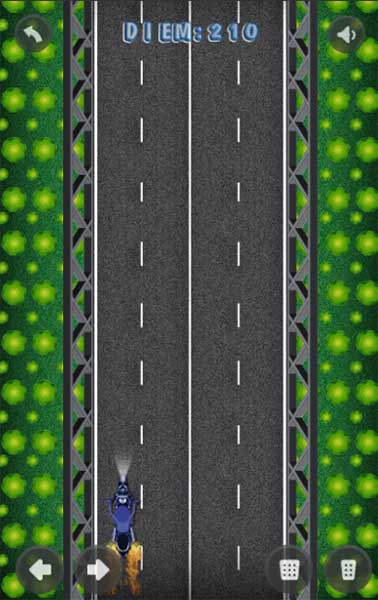 Điều khiển xe chạy trên đường