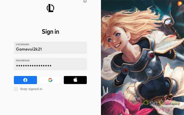 Đăng nhập tài khoản