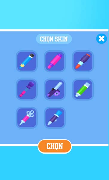 Các skin bút vẽ trong Shop