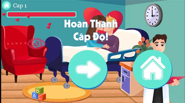 Hoàn thành cấp độ