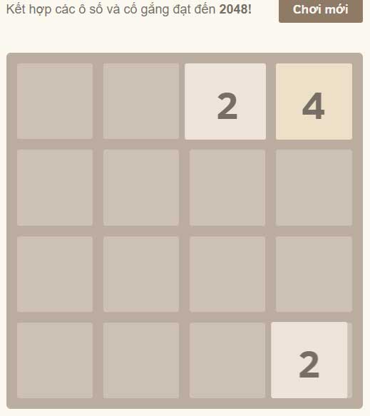 Di chuyển các ô số