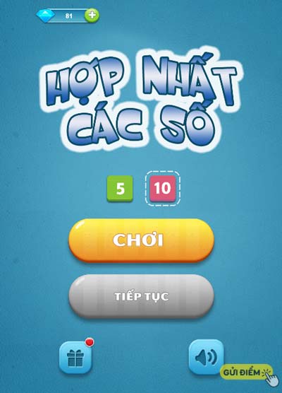 Chơi game Hợp nhất các số - GameVui