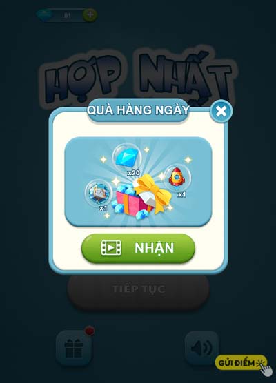 Nhận thưởng hàng ngày