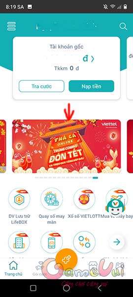 Banner thả cá online trúng combo đón Tết 
