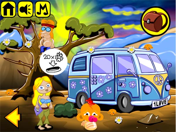 Chơi game Chú khỉ buồn 499 - GameVui