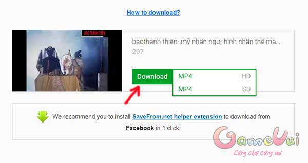 Tải video về máy