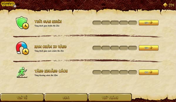 Các vật phẩm tăng sức mạnh
