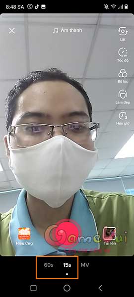 Thời lượng quay video