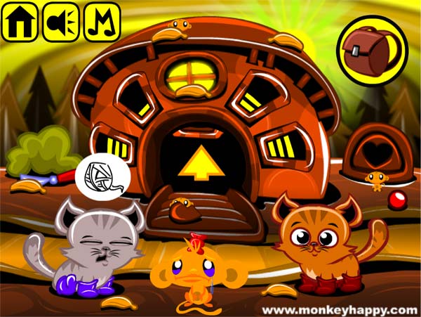 Chơi game Chú khỉ buồn 505 - GameVui