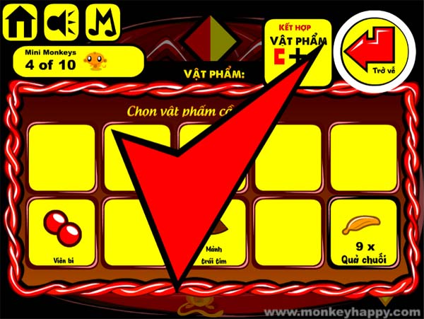 Kết hợp những mảnh vật phẩm nhỏ