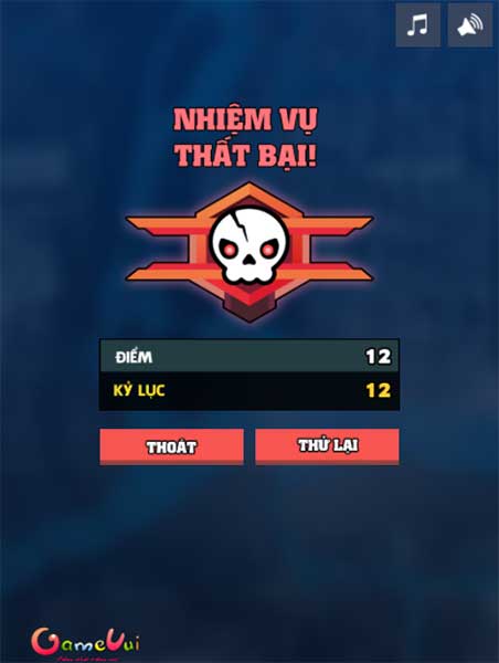 Nhiệm vụ thất bại