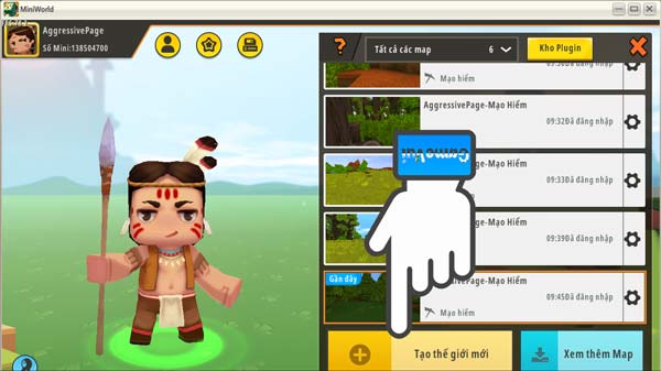 Tạo thế giới mới