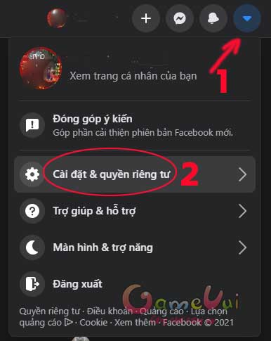 Cài đặt quyền riêng tư